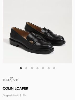 Sam Edelman Black Colin Leather Loafers